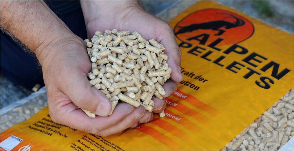 Umweltfreundliches Heizen mit Alpenpellets
